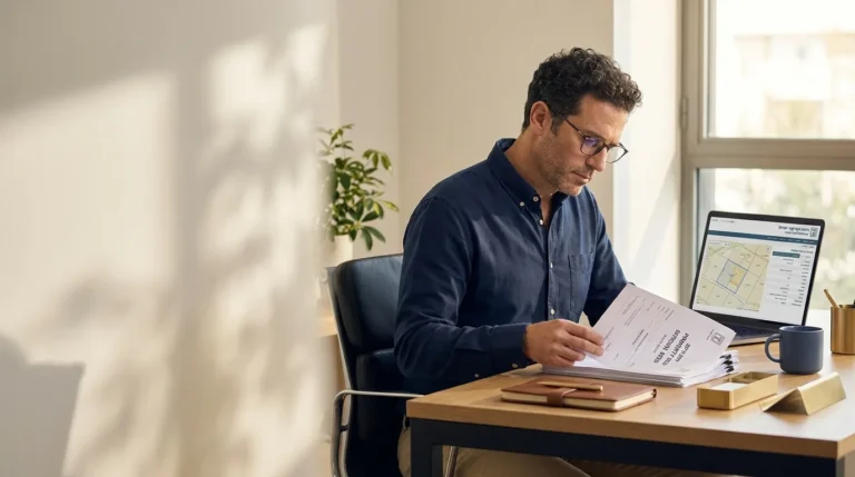 בדיקת חברת נדל"ן בגאורגיה - משקיע בוחן מסמכי רישום נכס
